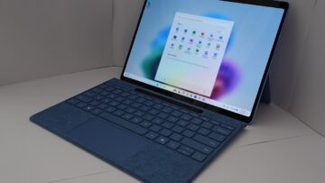 Laptop running Windows 11 with the Start menu open